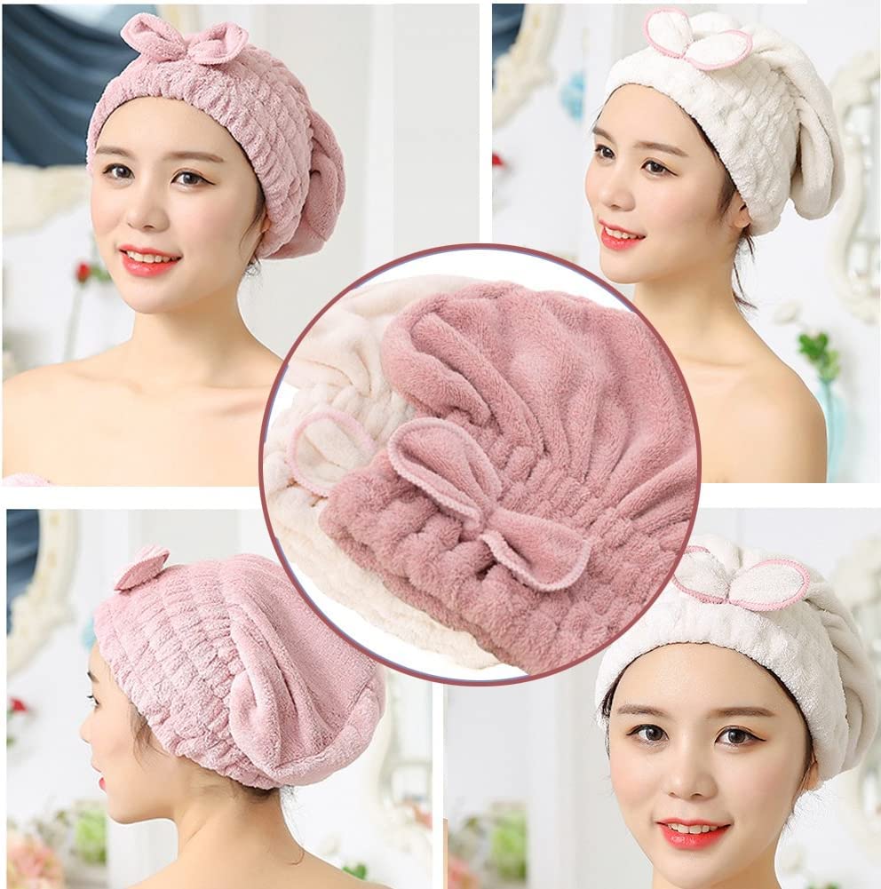 Jseng hair turban wrap fast-drying for women with a gentle, secure fit