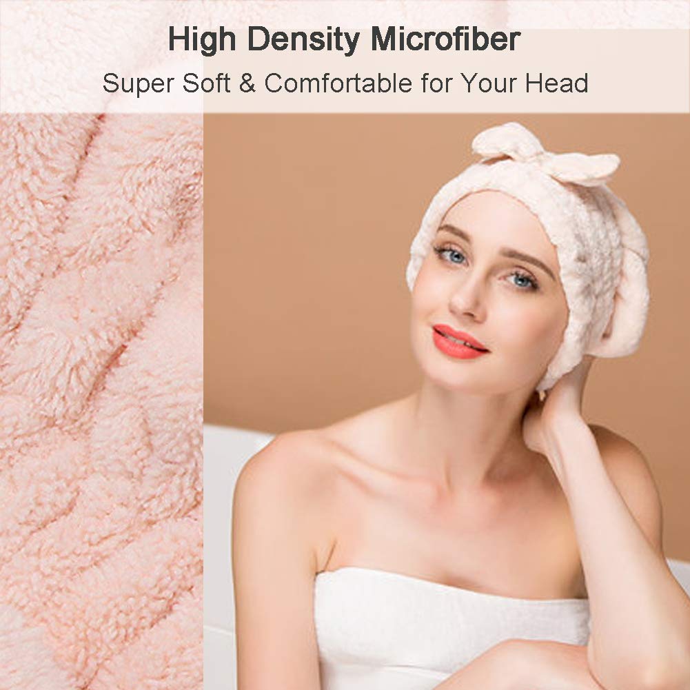 Jseng machine-washable hair towel cap ready for easy care