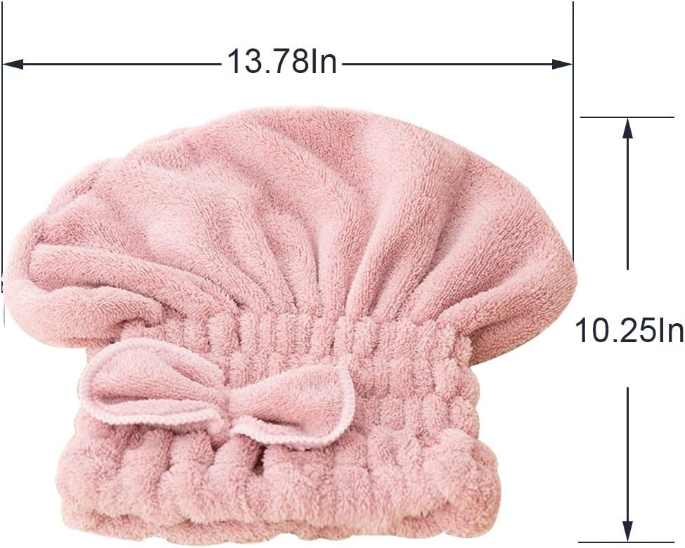 Jseng microfiber hair cap absorbs water quickly for faster drying and less heat styling