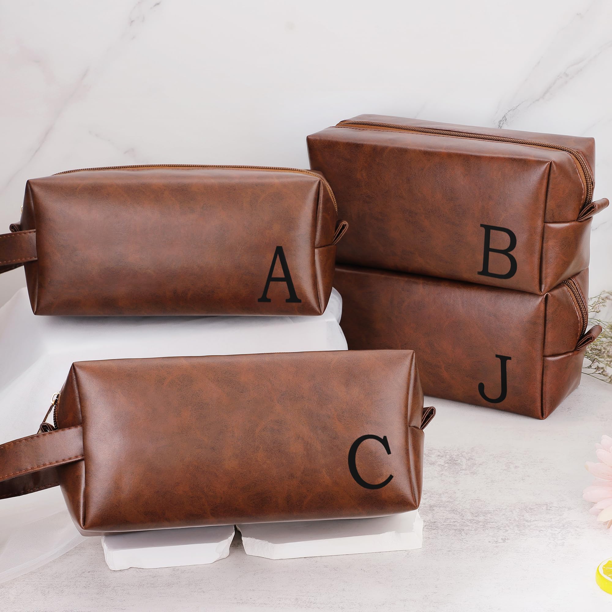 JSENGIFT leather Initial M bag highlights waterproof durability for travel