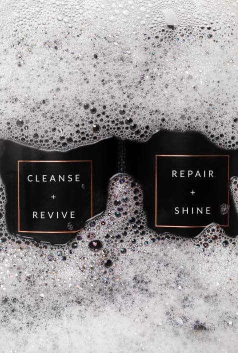 JSHealth Purifying Keratin Shampoo finish reveals vibrant, hydrated hair color.