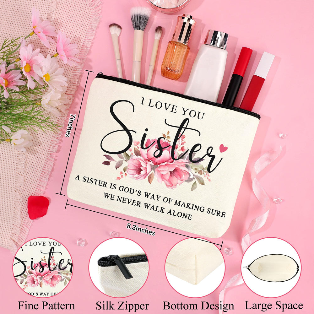 JTENGTOP sister gift basket card featuring a personal message.