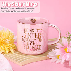 JTENGTOP sister gift basket double-sided makeup bag for portable cosmetics.