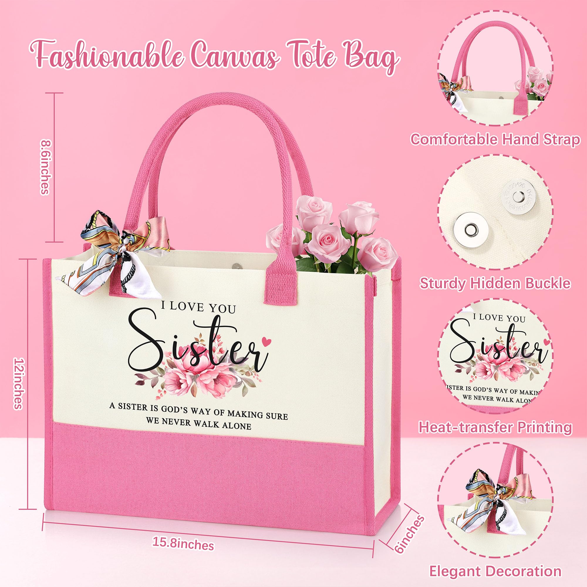 JTENGTOP sister gift basket pink mug ready for your morning coffee ritual.