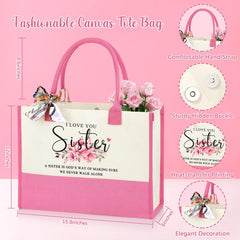 JTENGTOP sister gift basket pink mug ready for your morning coffee ritual.