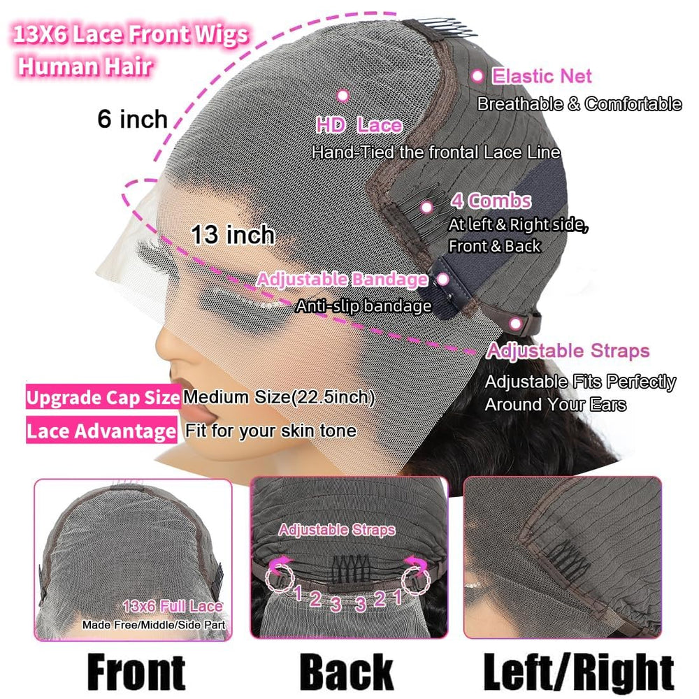 JTMMP Medium 3D dome cap with adjustable straps and four combs for secure fit
