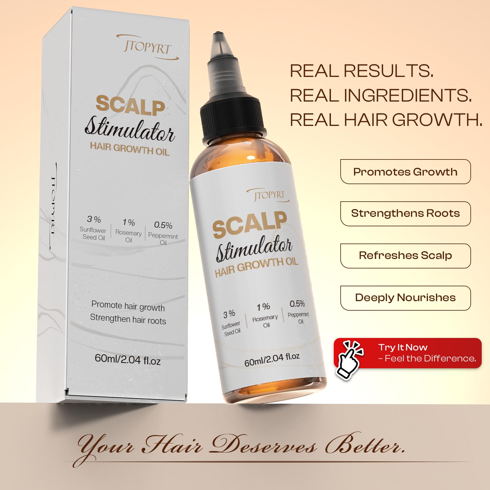 Jtopyrt gender-inclusive texture appears lightweight across hair types for daily grooming.