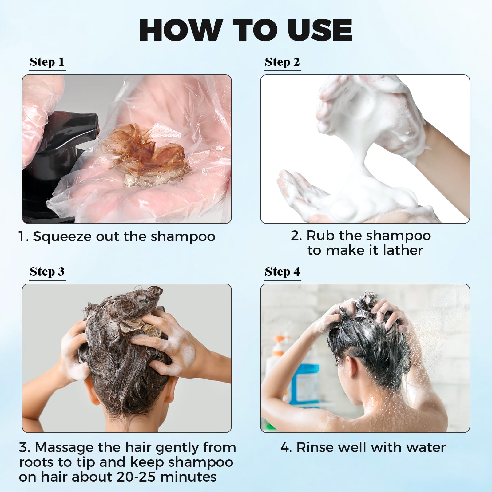 JUANCHI nourishes and adds gloss to conditioned hair