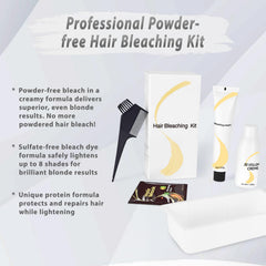 JUANCHI Gentle Cream Bleach Kit applicator tools for precise DIY use