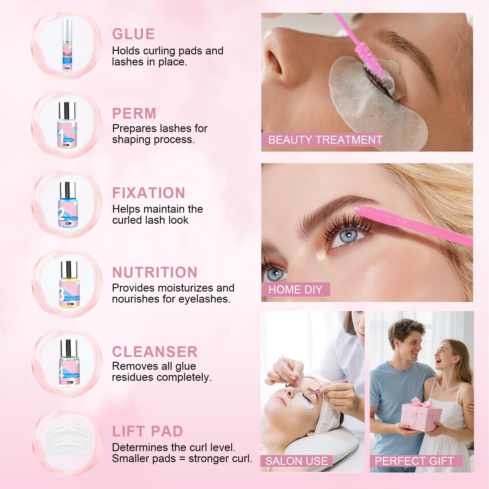 JUANPHEA eyebrow color bottle provides uniform brow tint with subtle enhancement.