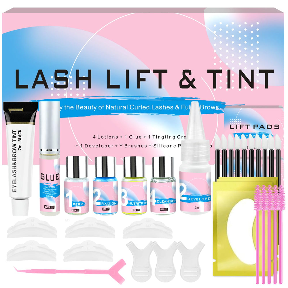 JUANPHEA lash lift kit packaging for at-home salon results and easy storage.