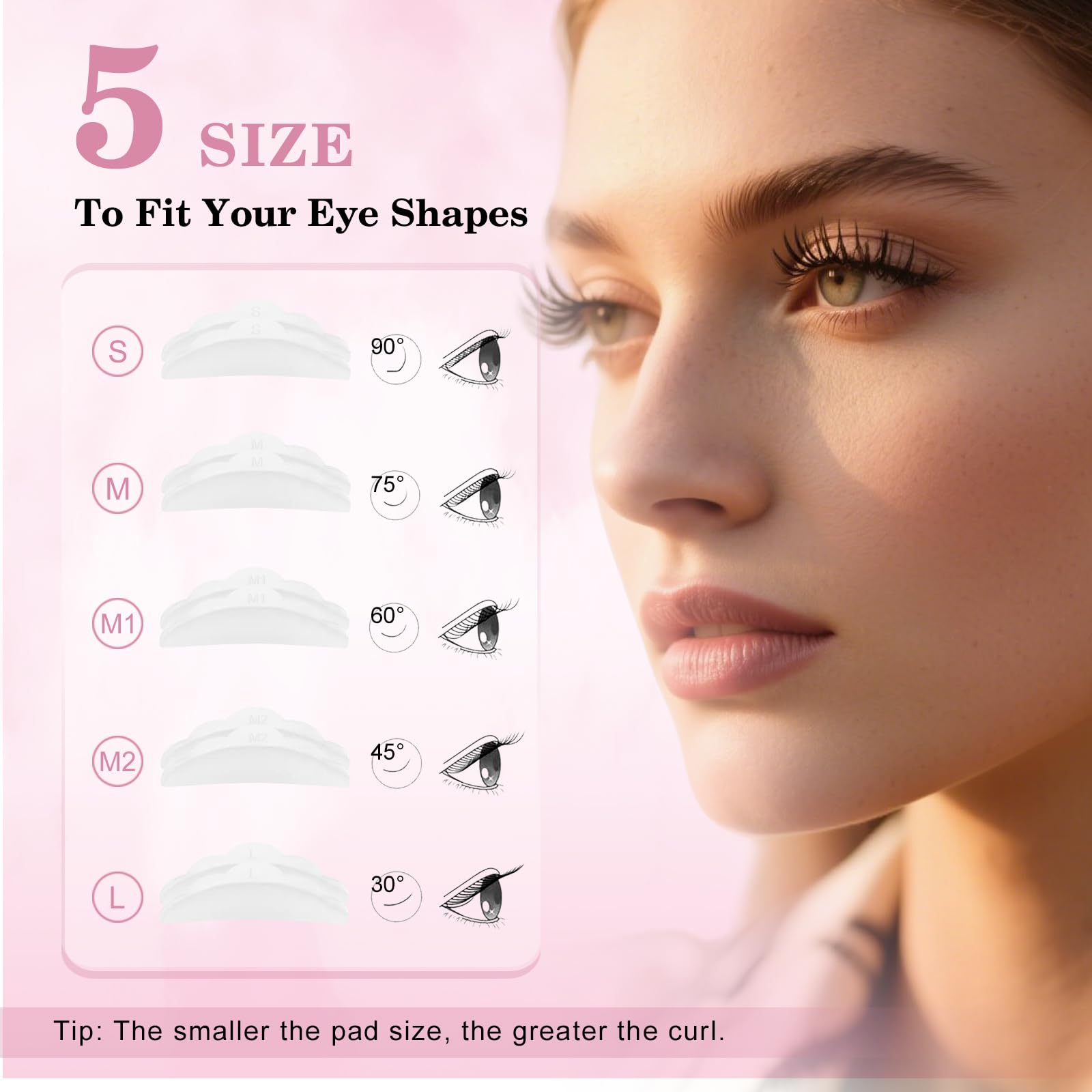 JUANPHEA lash lift pads selection supports eye-shape customization for best curling.