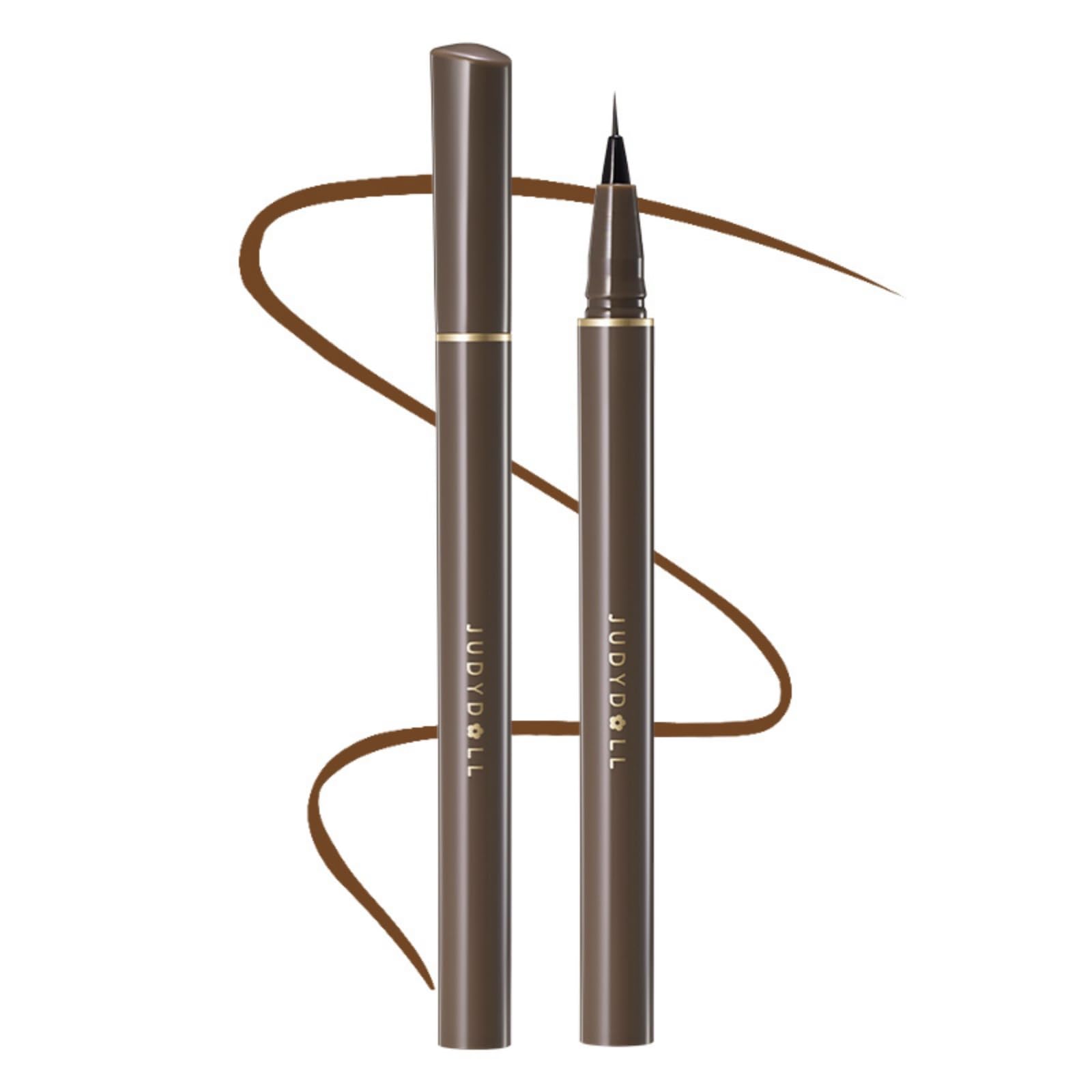 JUDYDOLL Ultra-Fine Eyeliner tip close-up enables precise, defined lines.