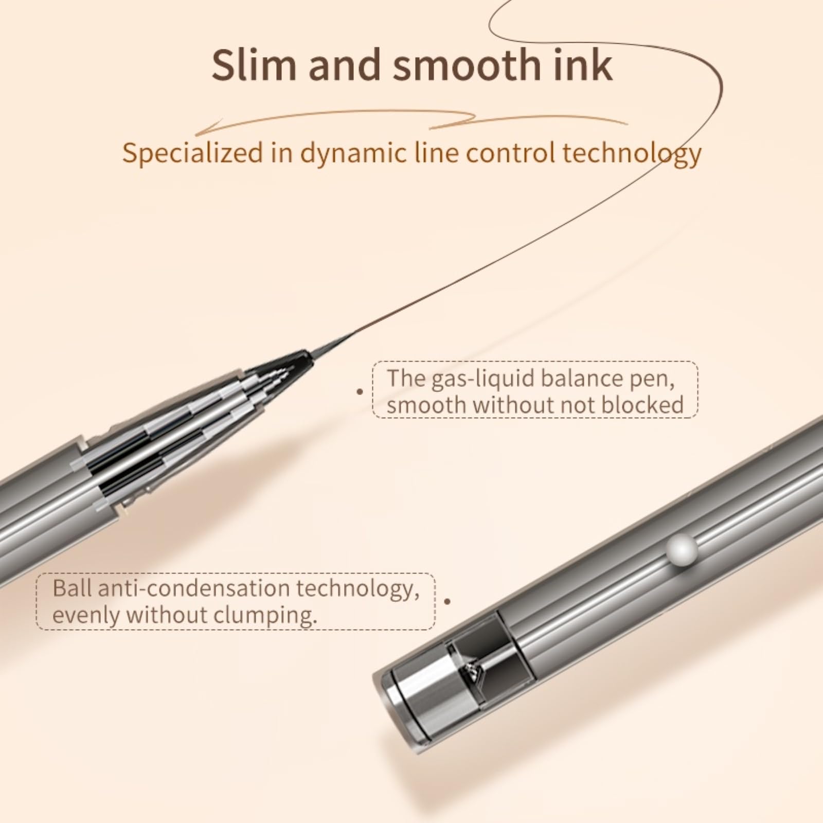 JUDYDOLL Ultra-Fine Eyeliner waterproof formula resists smudging in water.