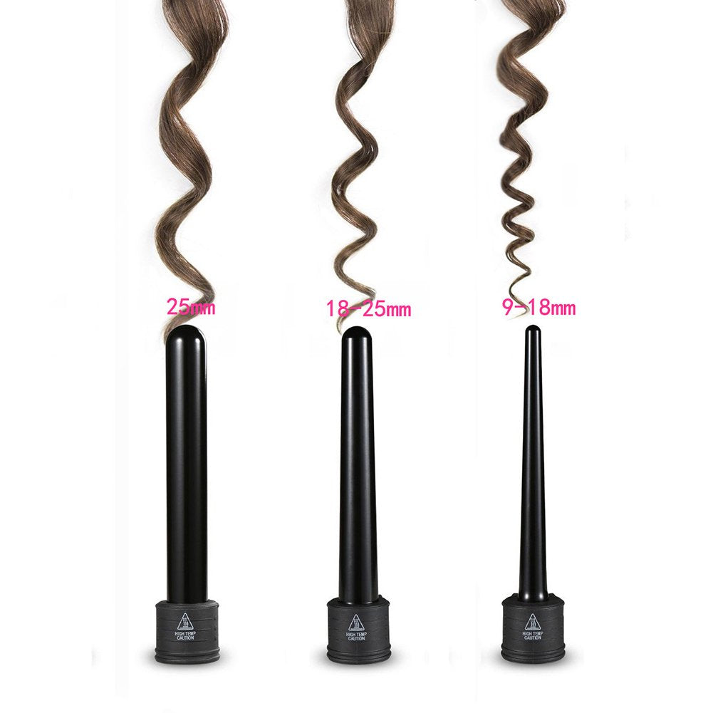 JuHaLeiw tight curler barrel for defined, textured curls
