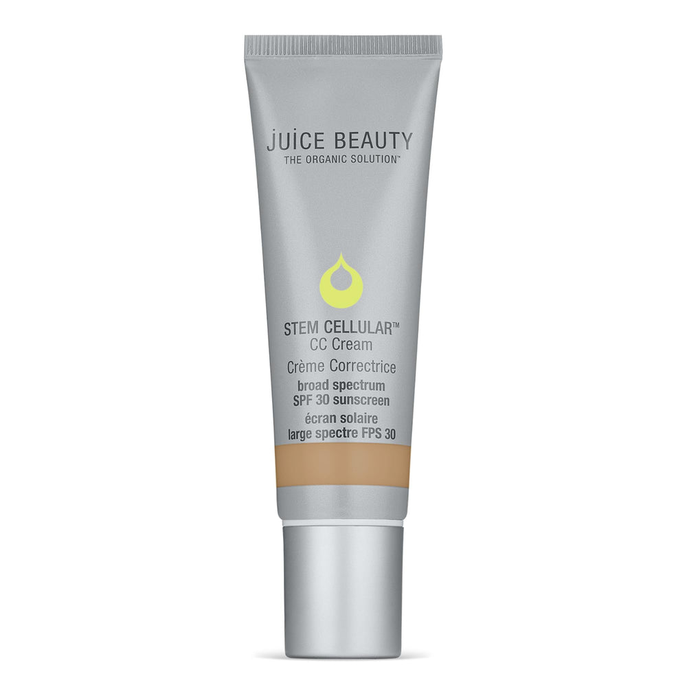 Juice Beauty Stem Cellular CC Cream Desert Glow 50ml bottle showing light coverage and SPF 30