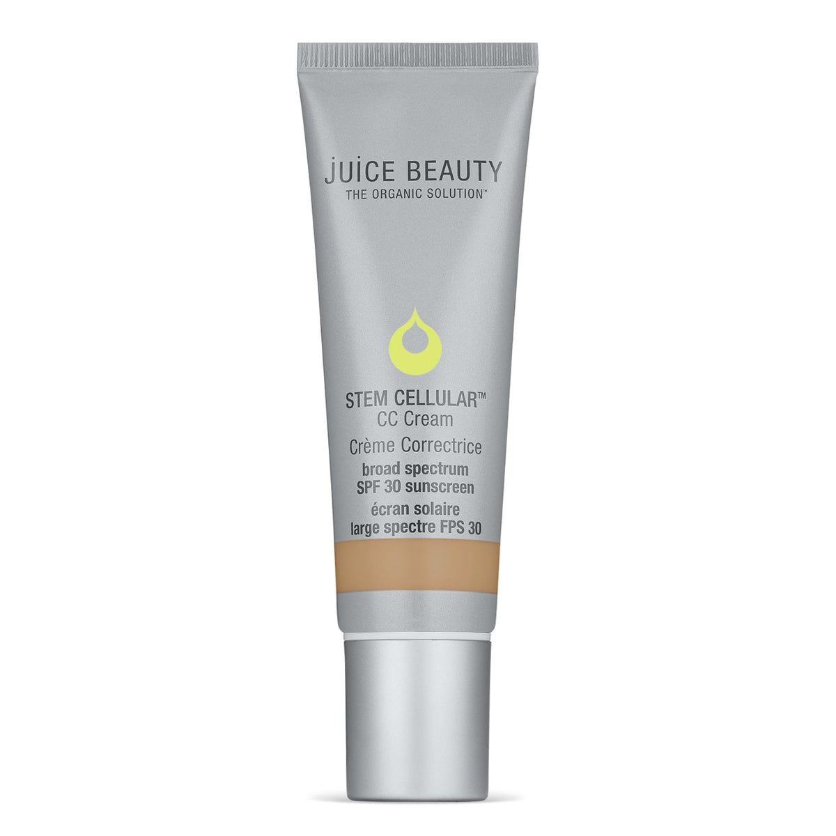 Juice Beauty Stem Cellular CC Cream Desert Glow 50ml bottle showing light coverage and SPF 30