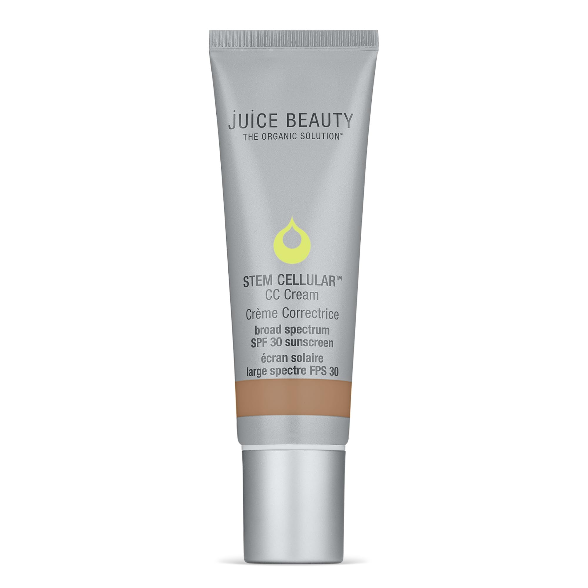 Juice Beauty Stem Cellular CC Cream Warm Glow bottle for lightweight daily coverage.