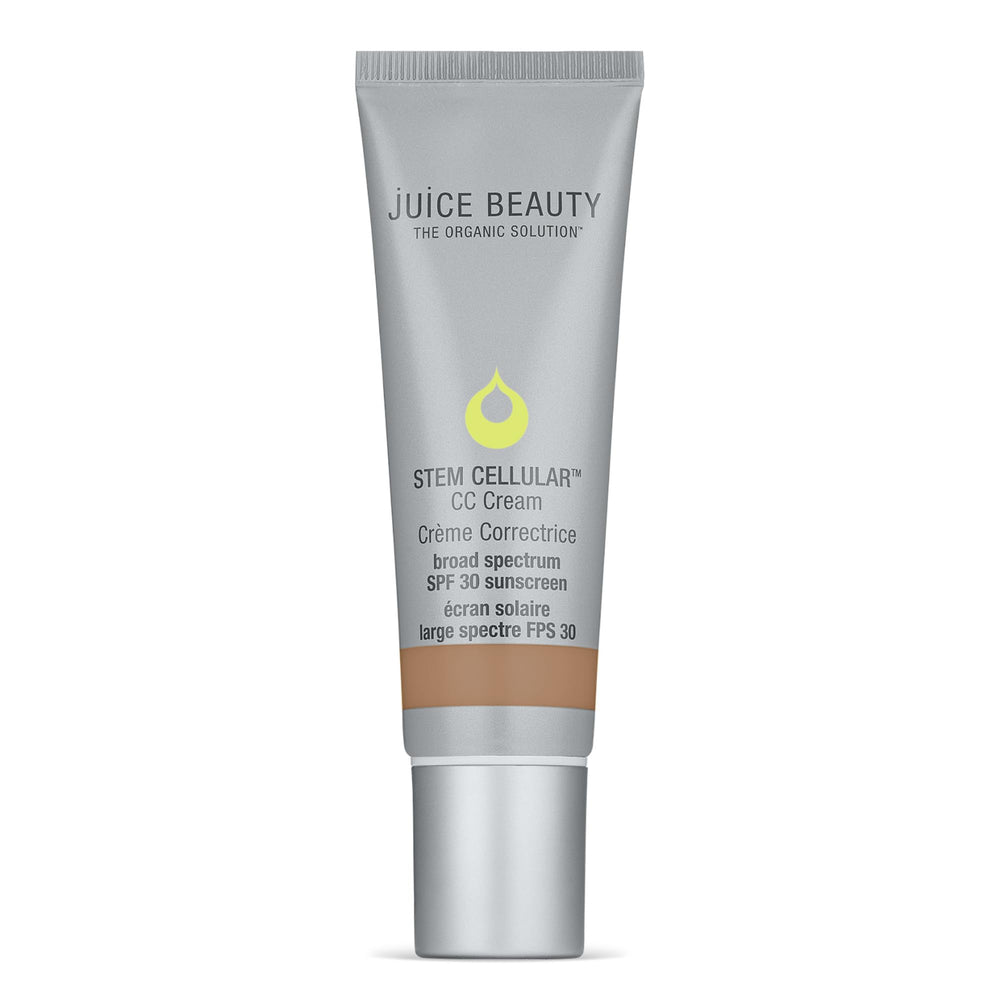Juice Beauty Stem Cellular CC Cream Warm Glow bottle for lightweight daily coverage.