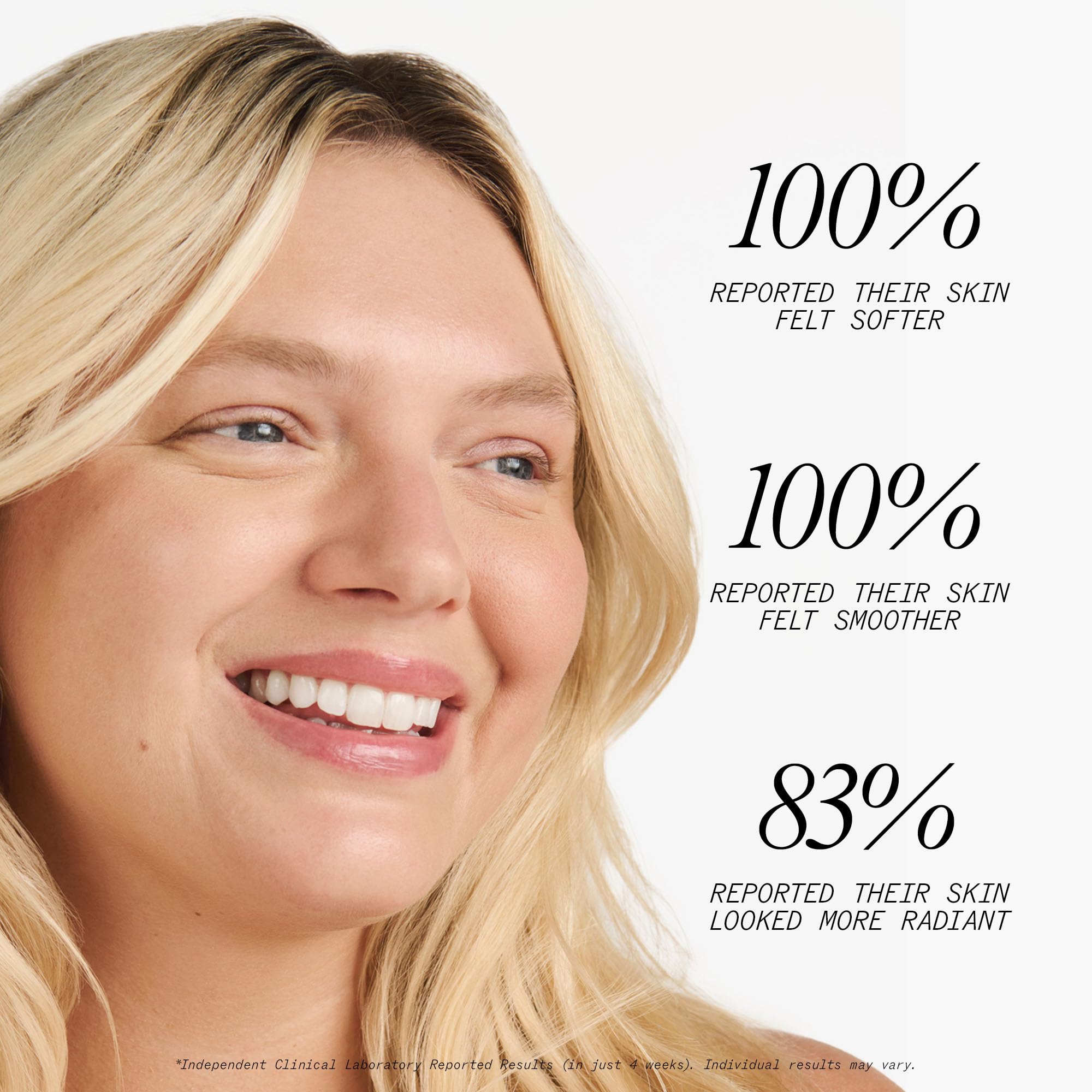 Juice Beauty Stem Cellular Exfoliating Peel Spray texture closeup highlighting lightweight formula for comfortable application.