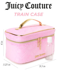 Juicy Couture velour heart logo detail adds signature style for organized trips.