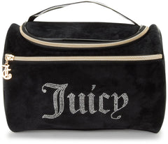 Juicy Couture durable zippered travel case built to withstand frequent journeys.