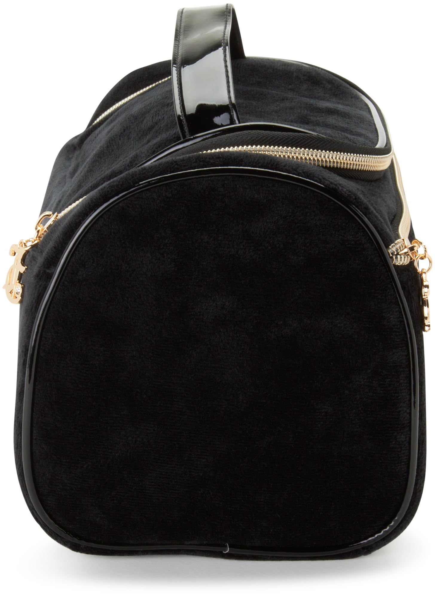 Juicy Couture wipe-clean lining enables quick cleanup after travel or home use.