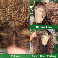 Jukabe 13x6 lace-front wig full parting skin-melt look