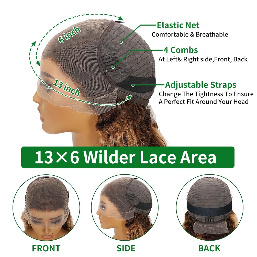 Jukabe glueless lace-front wig pre-plucked hairline