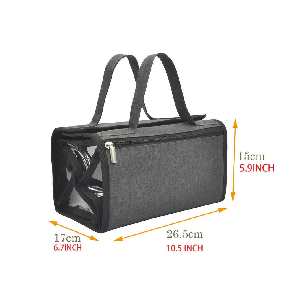 Jula Vance TPU clear pouches detachable image highlighting waterproof see-through organizers for quick access