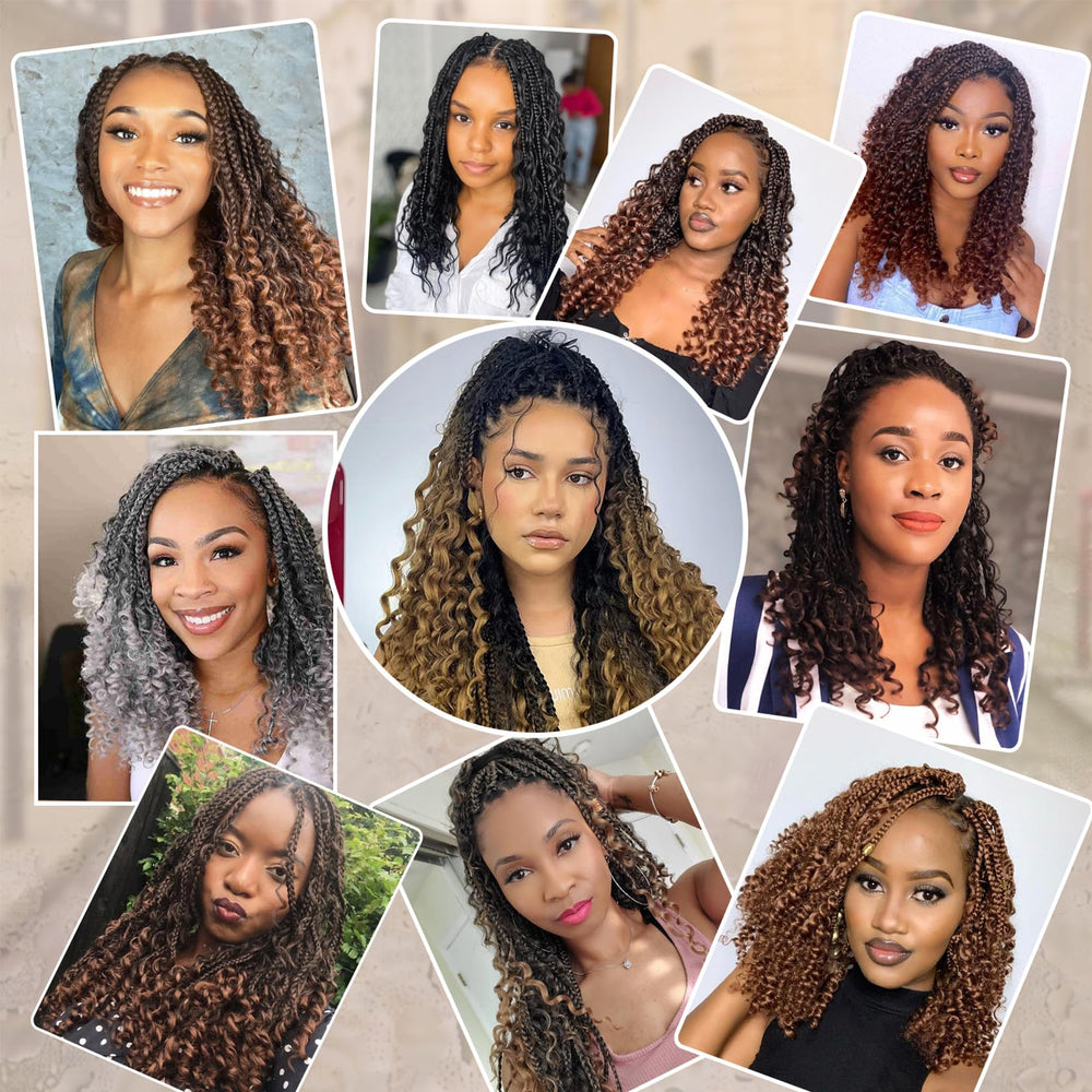 Julen Goddess Box Braids 8inch prelooped design speeds up installation