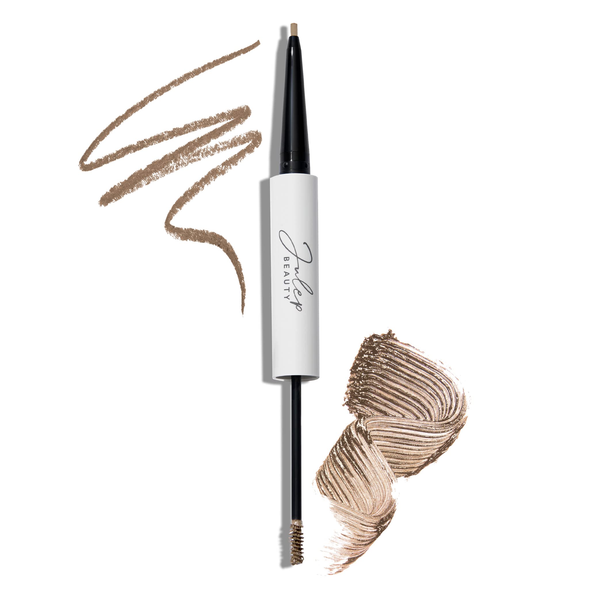 Julep Brow 101 dual-ended pencil closeup showing precise tip for natural hair-like strokes