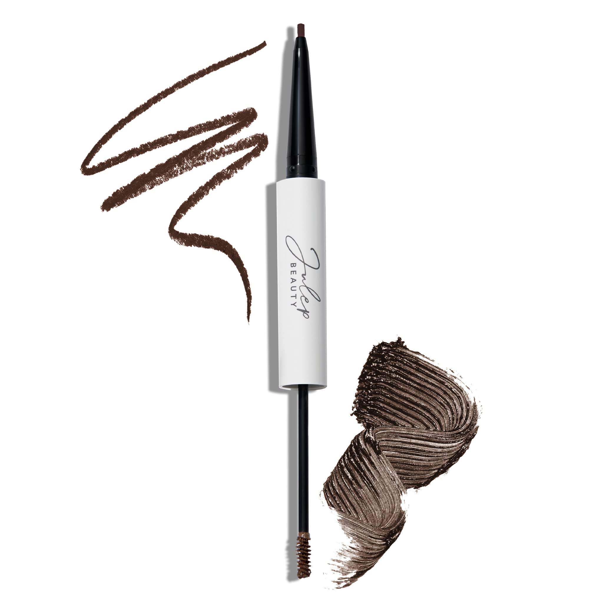 Julep Brow 101 dual-ended pencil demonstrates natural, defined brows.