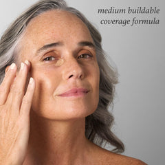 Julep Cushion Complexion Concealer 220 Sand application on face for precise concealment and quick touch-ups