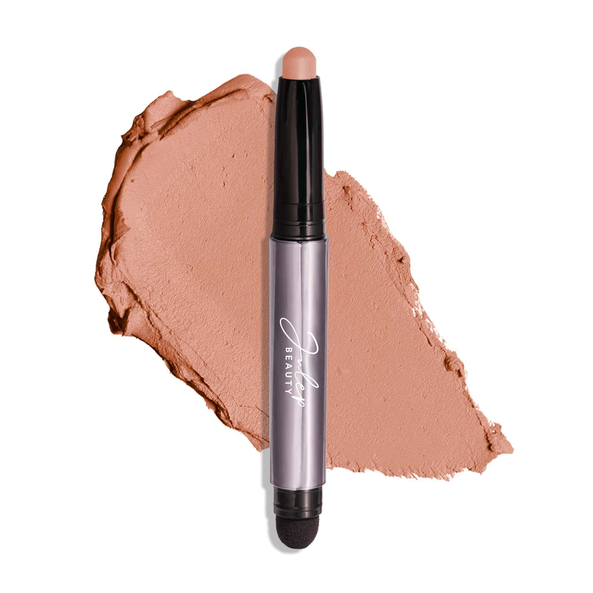 Julep Eyeshadow 101 clay matte tube shows smooth, creamy formula for easy daily application.