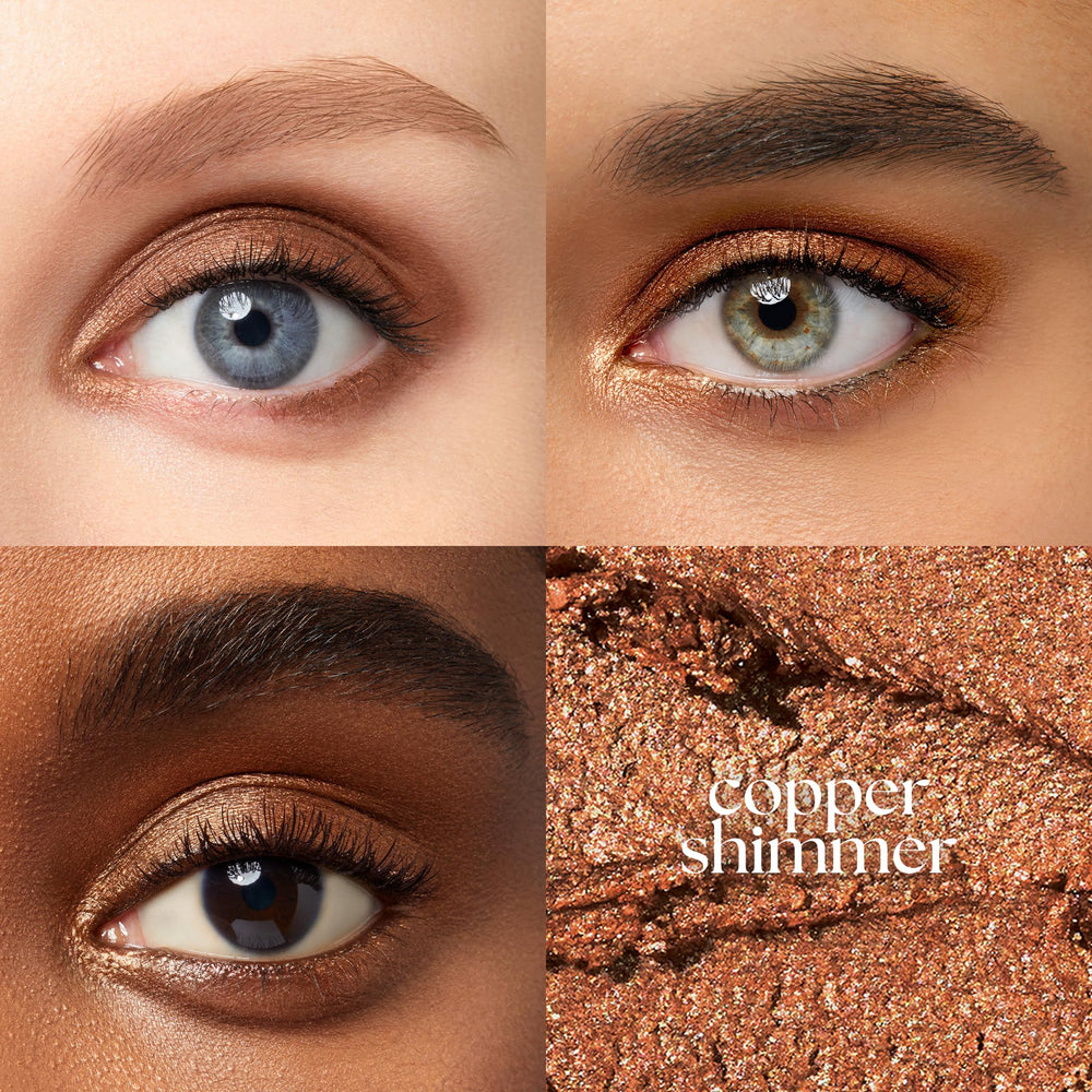 Julep Eyeshadow 101 Copper Shimmer built-in smudger enables effortless blending without brushes.