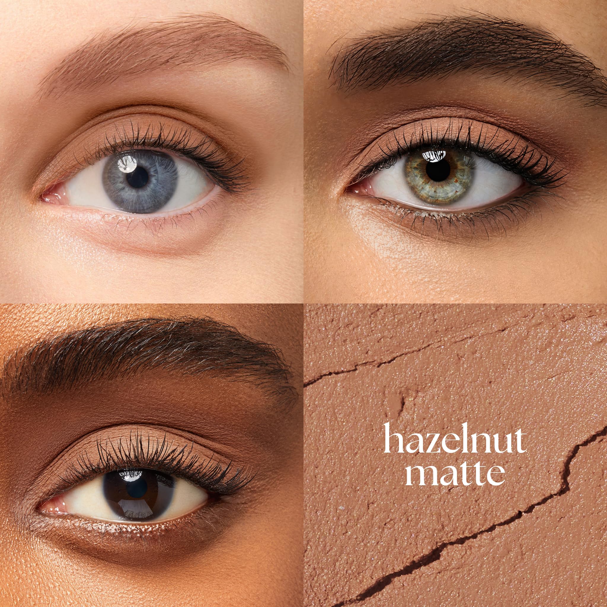 Julep Eyeshadow 101 Hazelnut Matte application glide demonstrates smooth, brush-free color