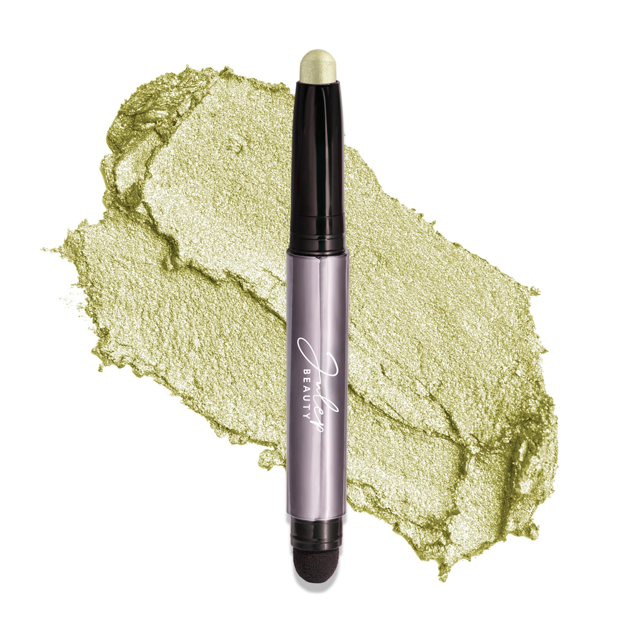 Julep Eyeshadow 101 Meadow Shimmer stick cap close-up for easy daily wear.
