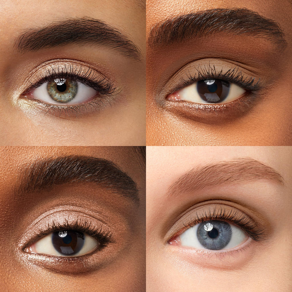 Julep Eyeshadow 101 Smoky Tawny Matte swatches show versatile crease-proof shade.