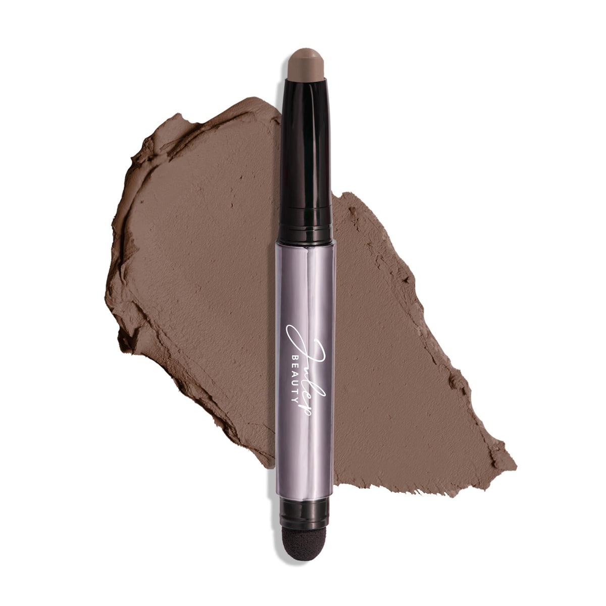 Julep Eyeshadow 101 Stone Matte shows a smooth cream-to-powder finish for crease-free color