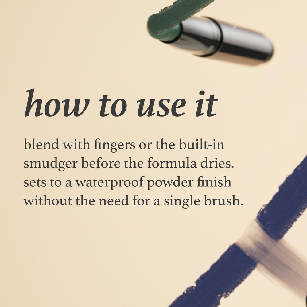 Julep Eyeshadow 101 warm pearl shade brightens inner corners.