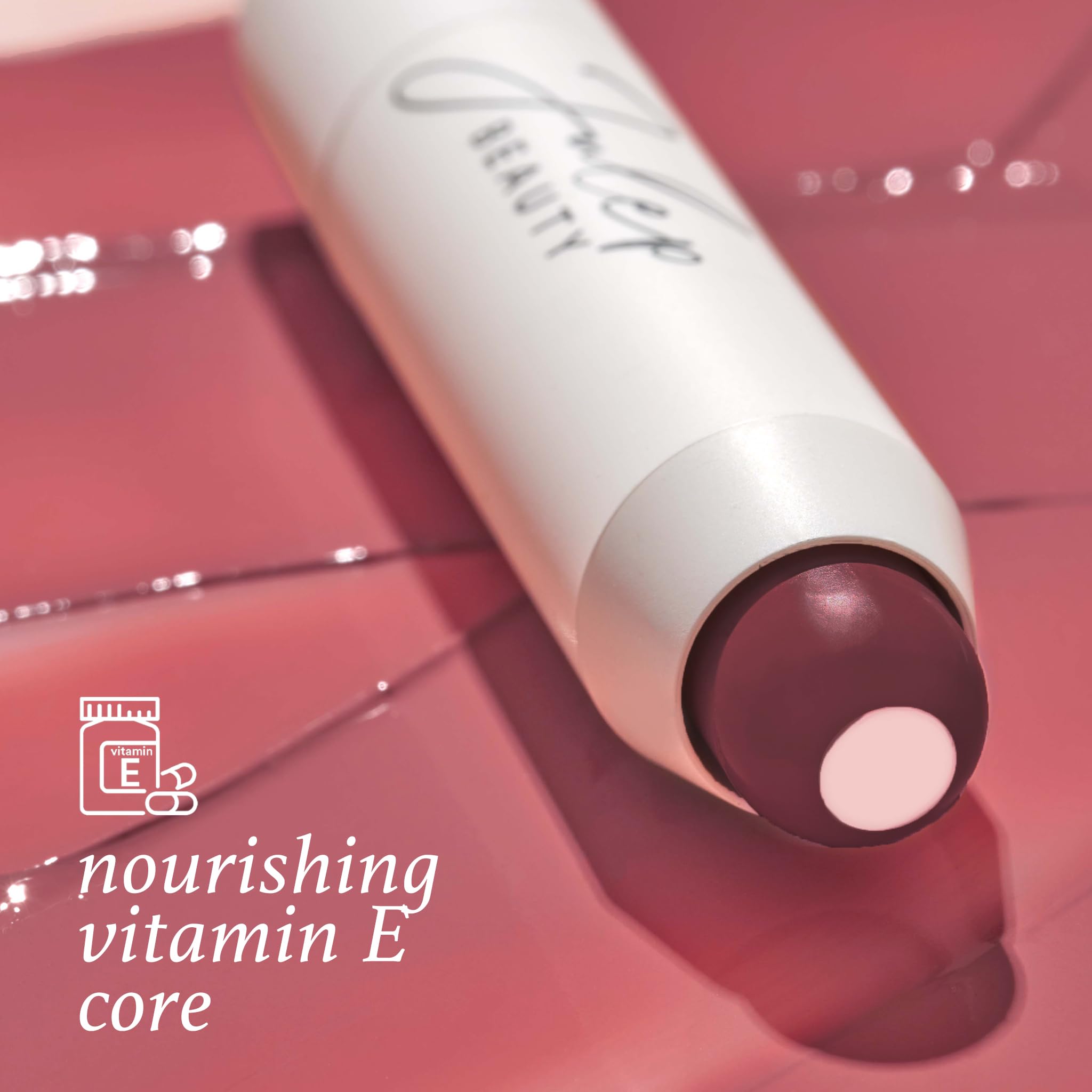 Julep Vitamin-E-core lip balm emphasizes hydration and antioxidant protection