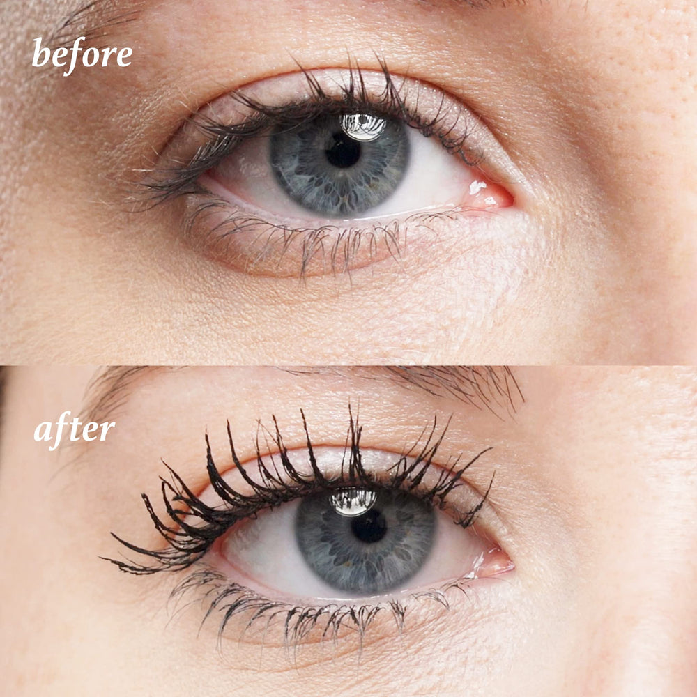 Julep Length Matters mascara brush closeup for precise application.