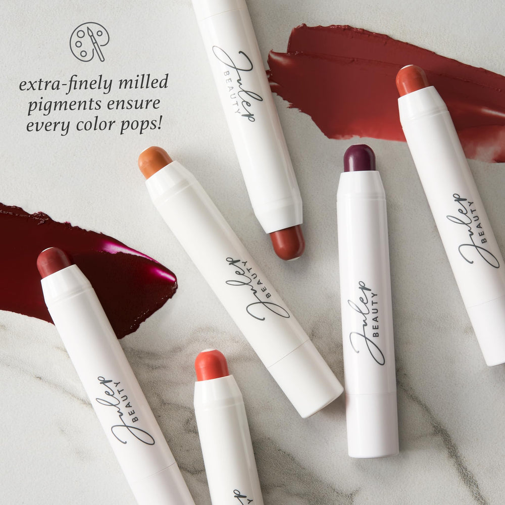 Julep No-mirror-or-sharpener image demonstrates easy on-the-go application.