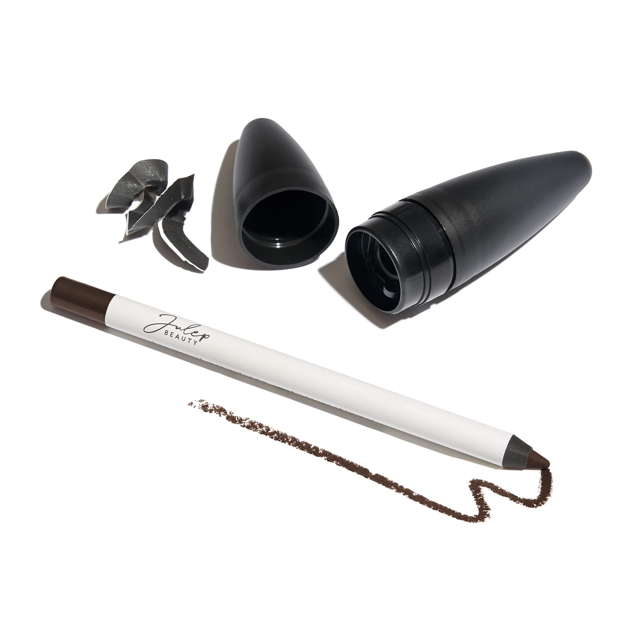 Julep pencil-sharpener-torpedo compact sharpening tool for precise lines.