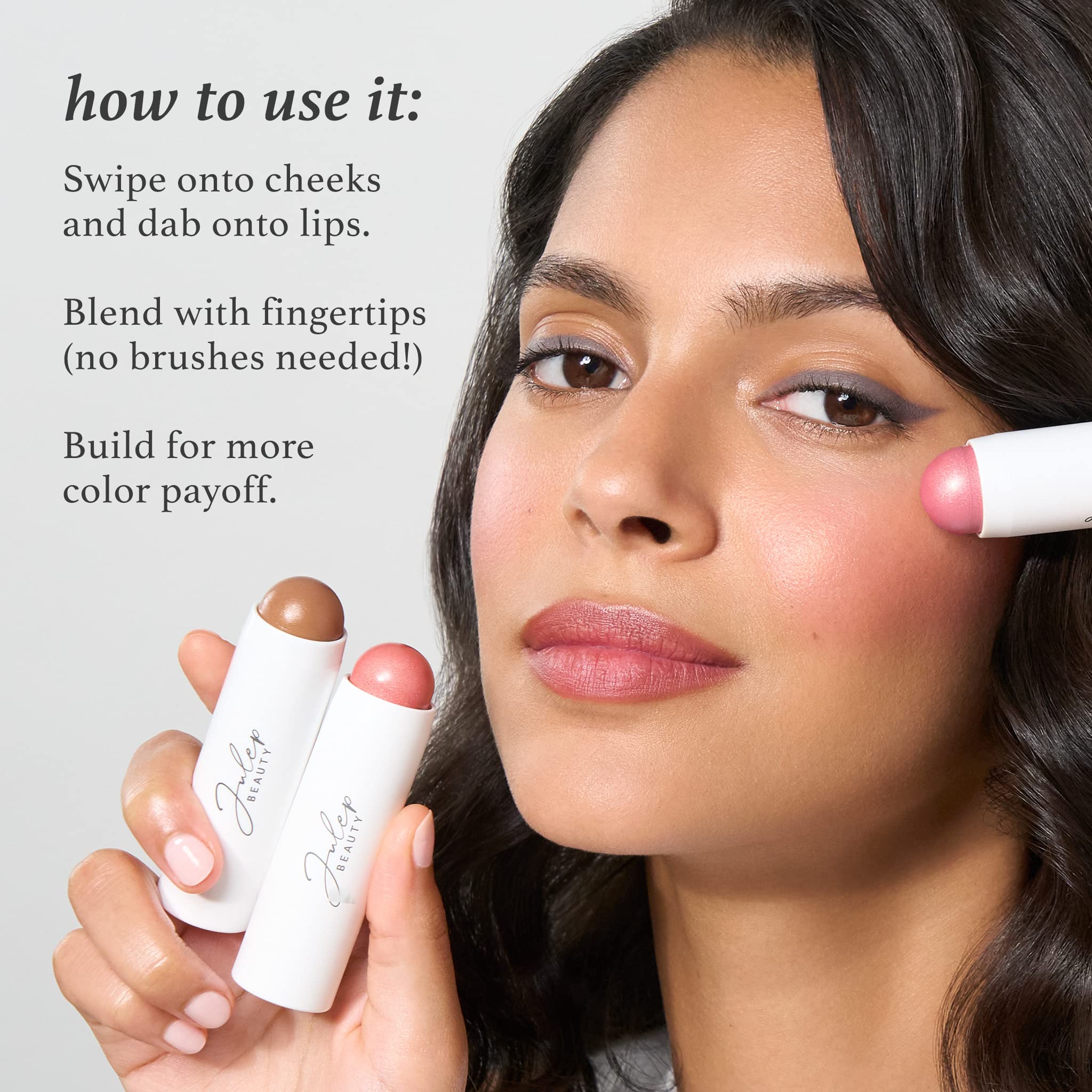 Julep Skip The Brush blending with fingertip for easy application