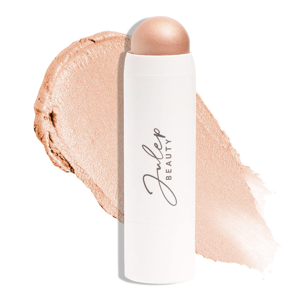 Julep Skip The Brush highlighter stick swirl shows versatile 2-in-1 color for lips and cheeks, on-the-go