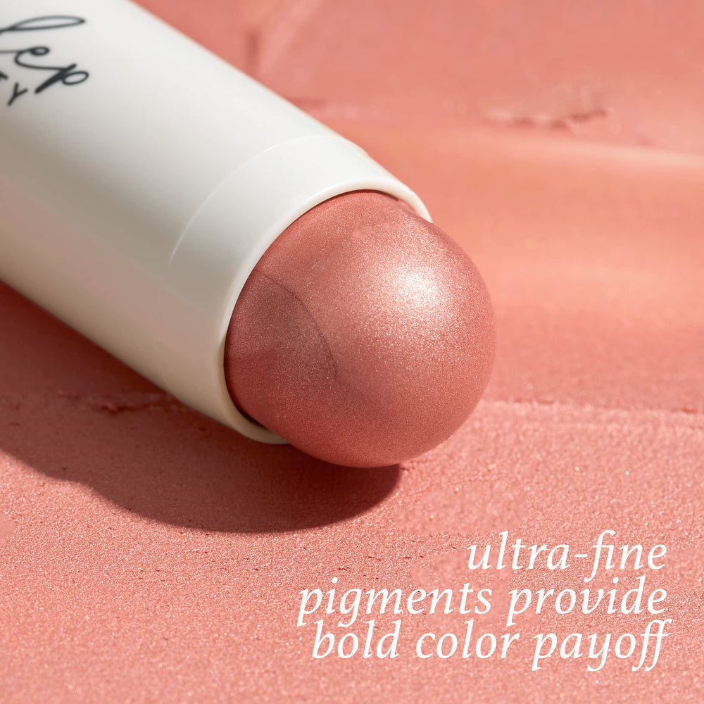 Julep Skip The Brush blush stick on lips shows color-match tint