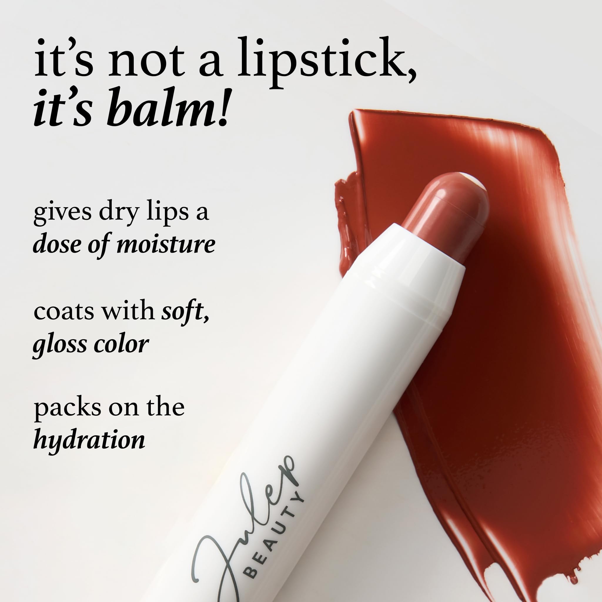 Julep Vegan-cruelty-free-lip-balm image reinforces ethical beauty with color.