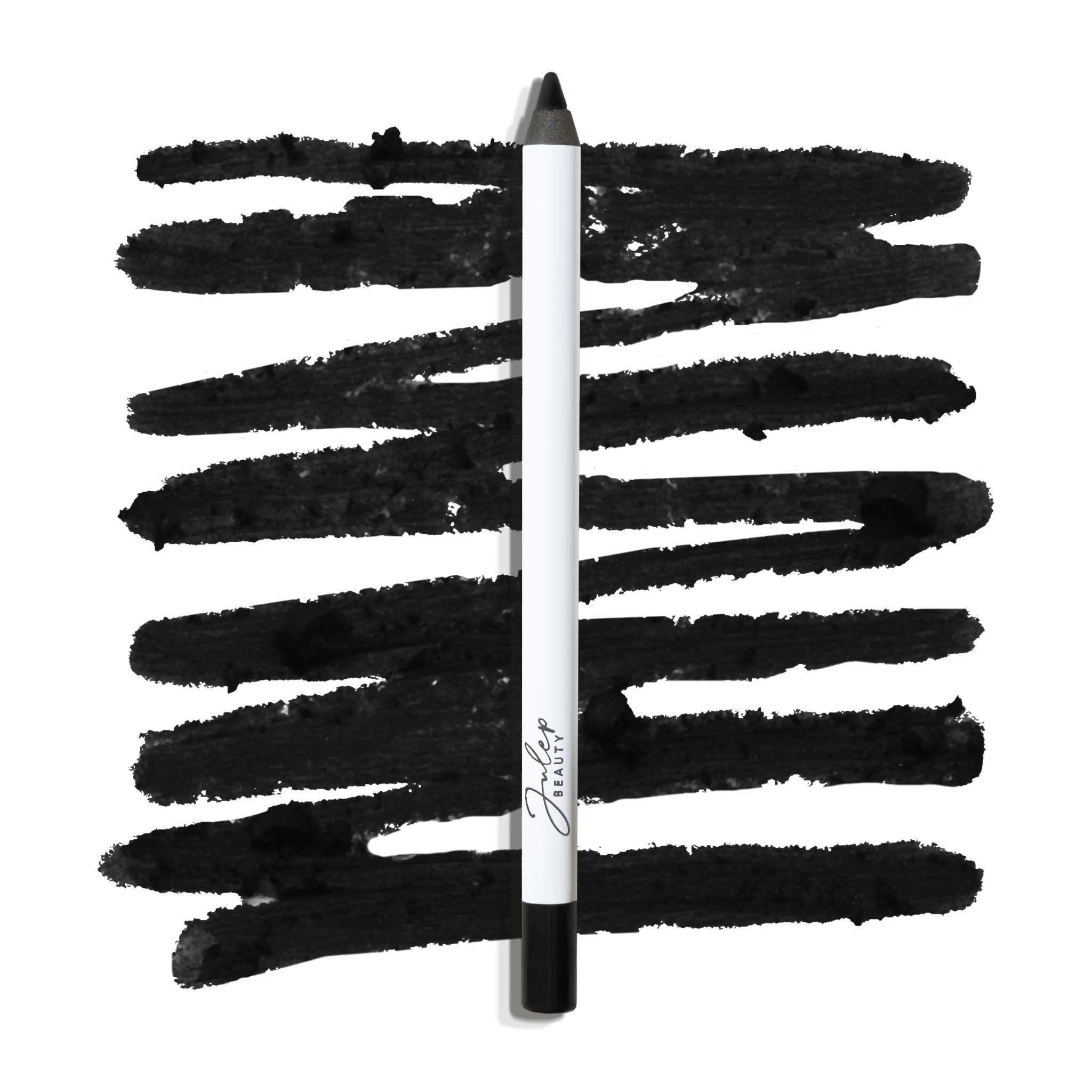 Julep When Pencil Met Gel pencil closeup shows precise sharpenable tip for clean lines.